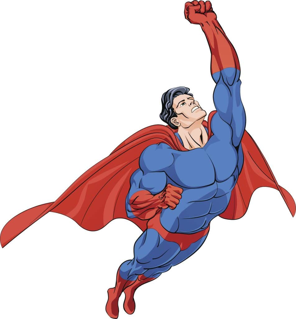 Superhero Flying Pose Vector & Photo (Free Trial) | Bigstock